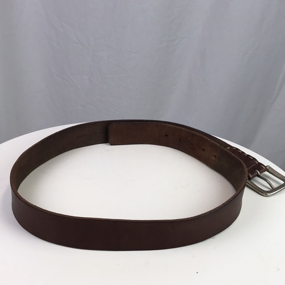 Timberland Men’s Genuine Leather Brown Belt Size 40 - Picture 5 of 7